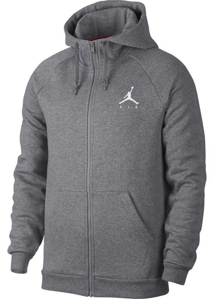 Hanorace Nike Jumpman Fleece Fullzip Hoodie 939998 Gri Barbati