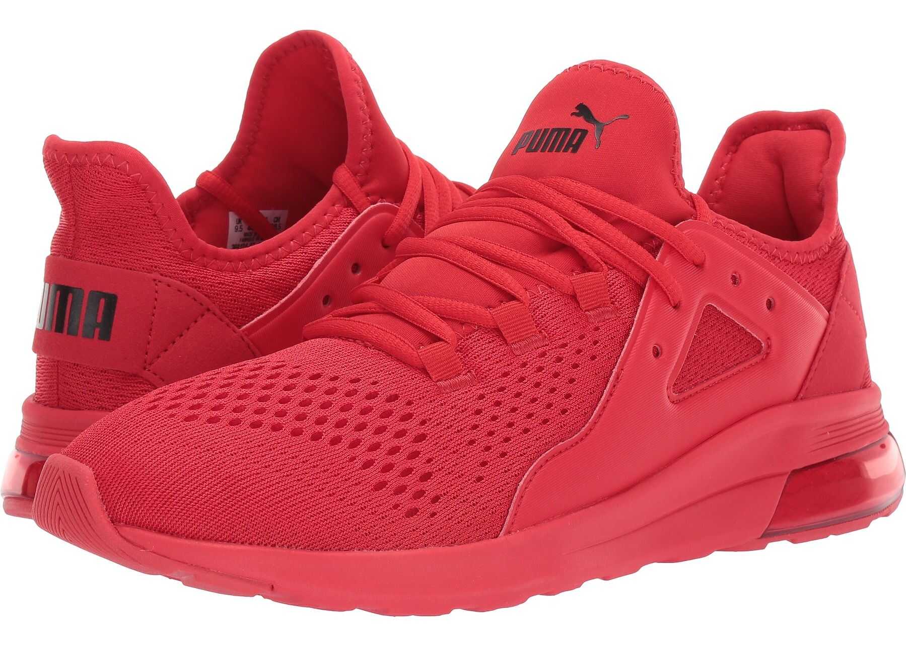 PUMA Electron Street Eng Mesh High Risk Red/Puma Black