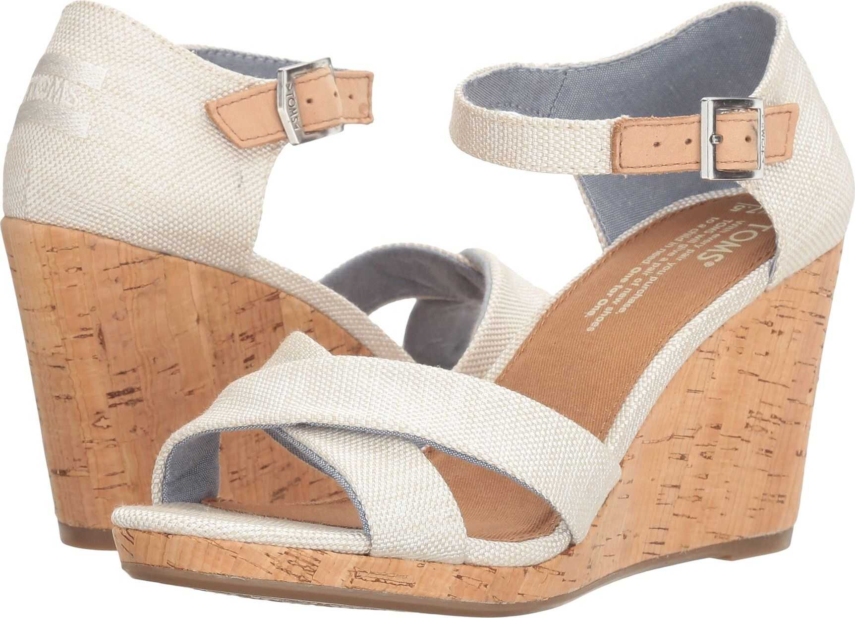 Sandala TOMS Sienna Wedge Natural Yarn-Dye