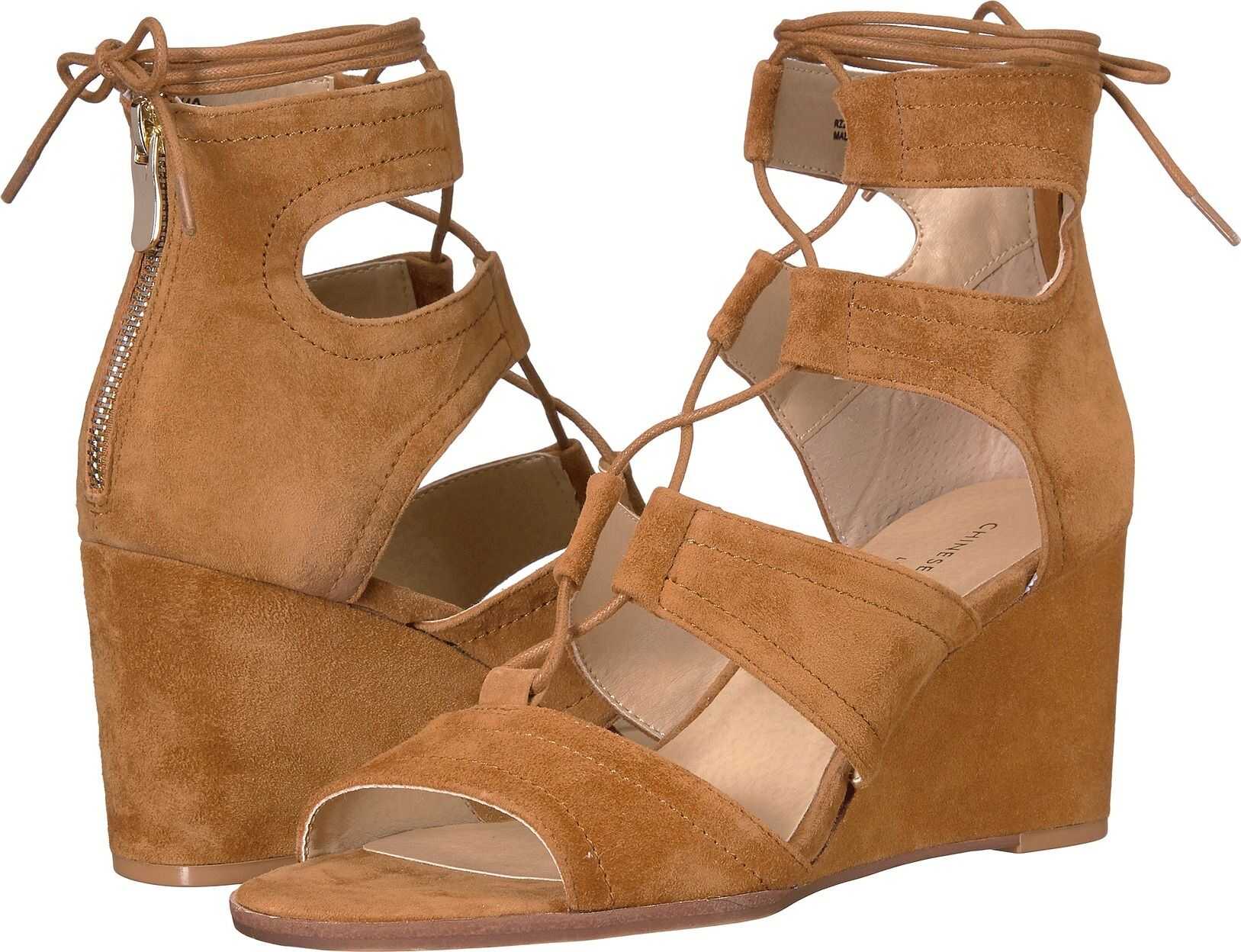 Sandala Chinese Laundry Raja Sandal Caramel Suede