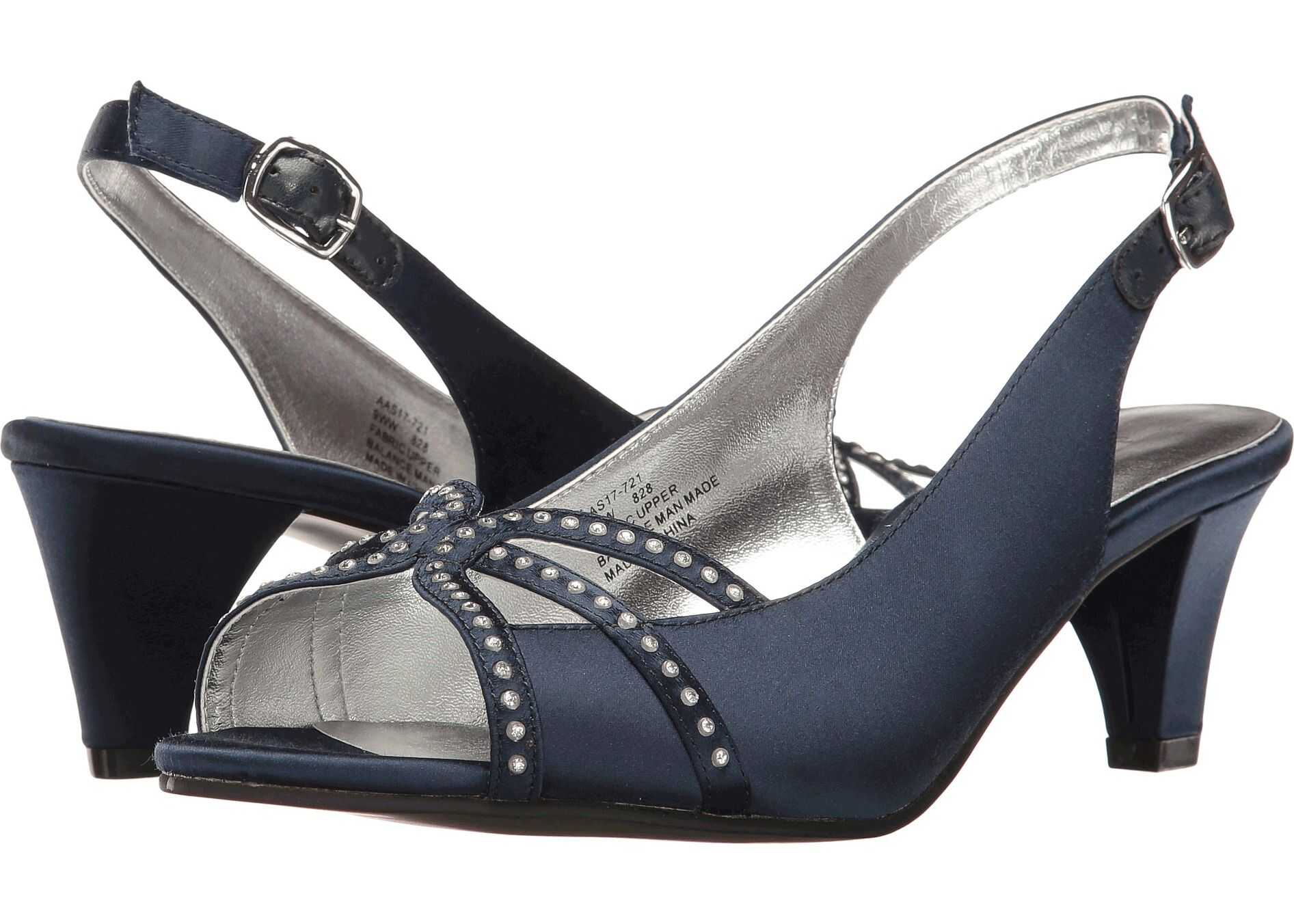 Sandala David Tate Regal Navy Satin