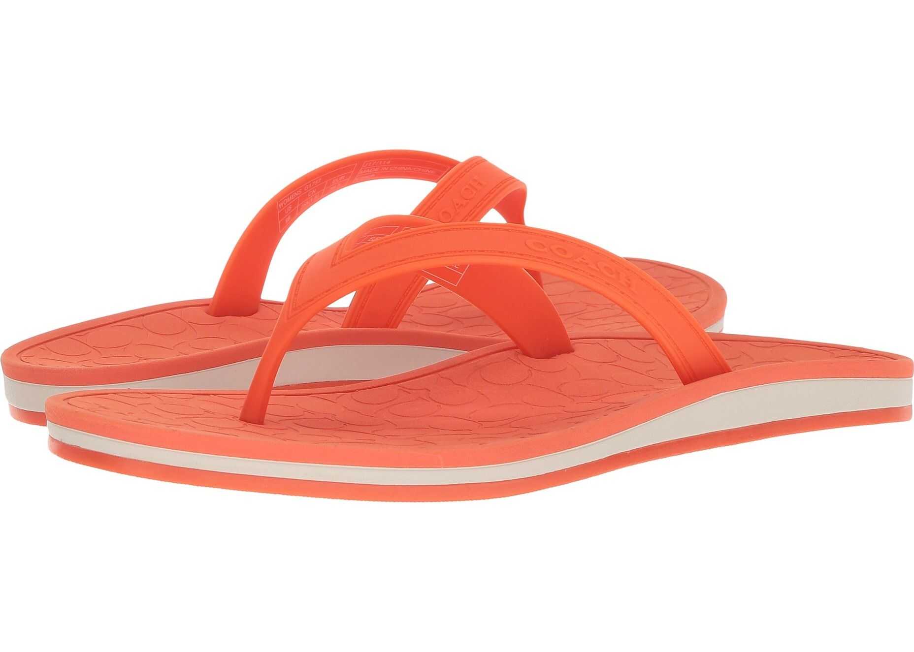 COACH Flip-Flop Coral Rubber