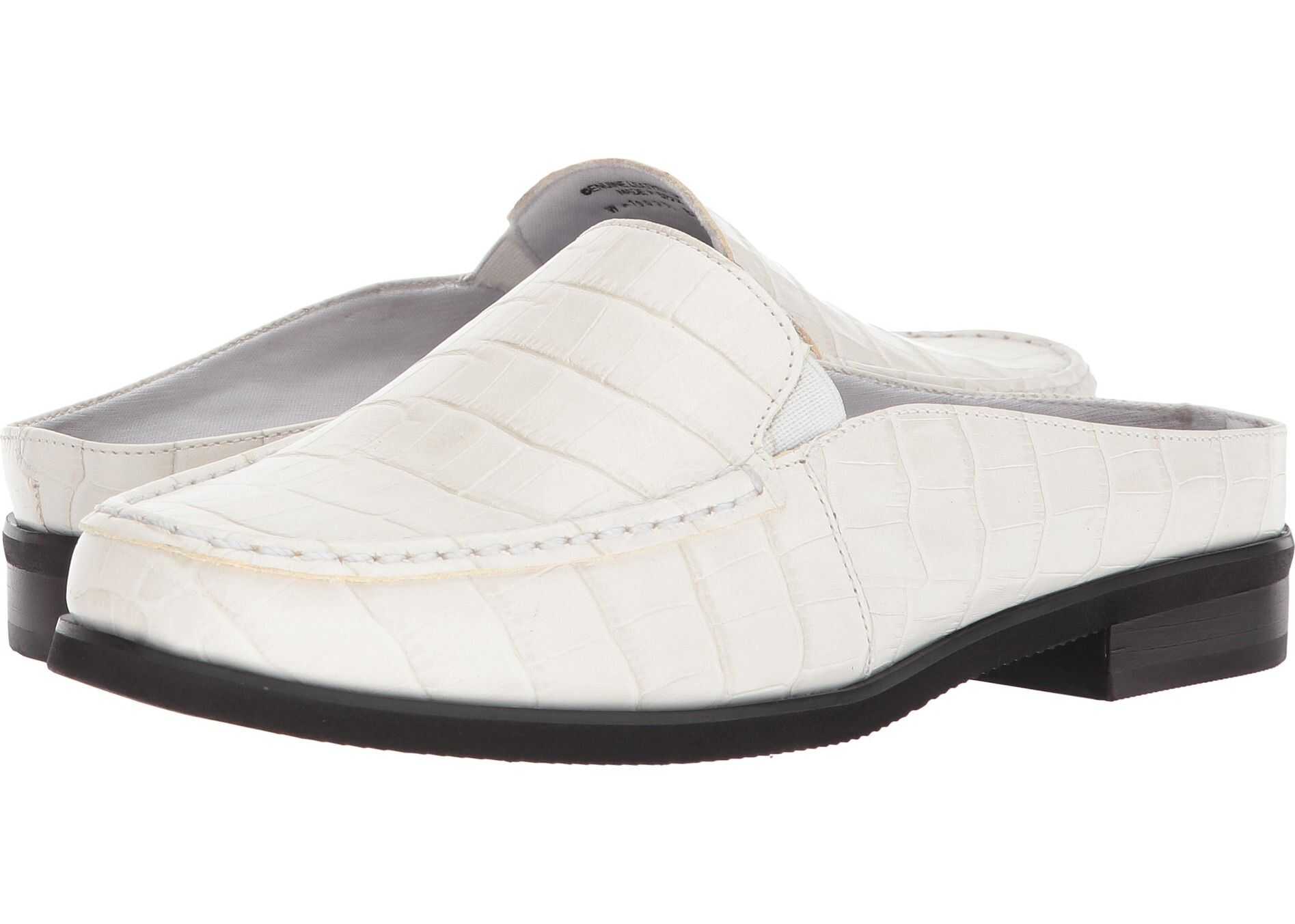 Walking Cradles Windsor White Dressy Croco Print Leather