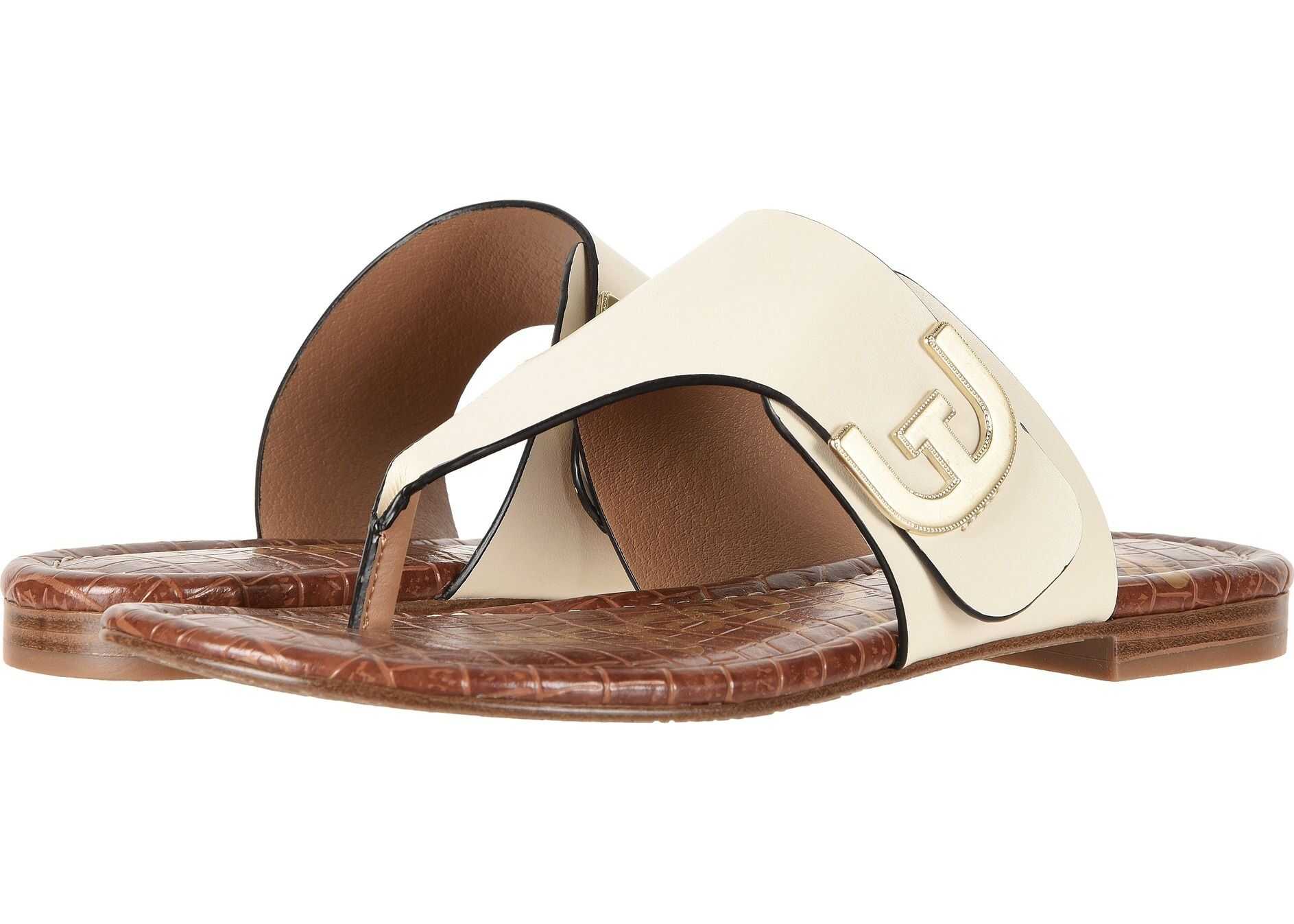 Sandala Sam Edelman Barry Modern Ivory Vaquero Saddle Leather