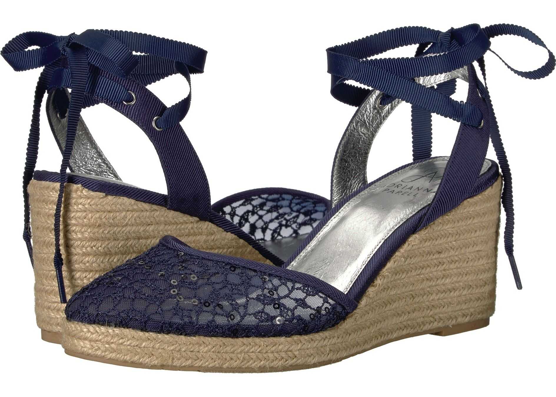 Sandala Adrianna Papell Pamela Navy Martinique Lace