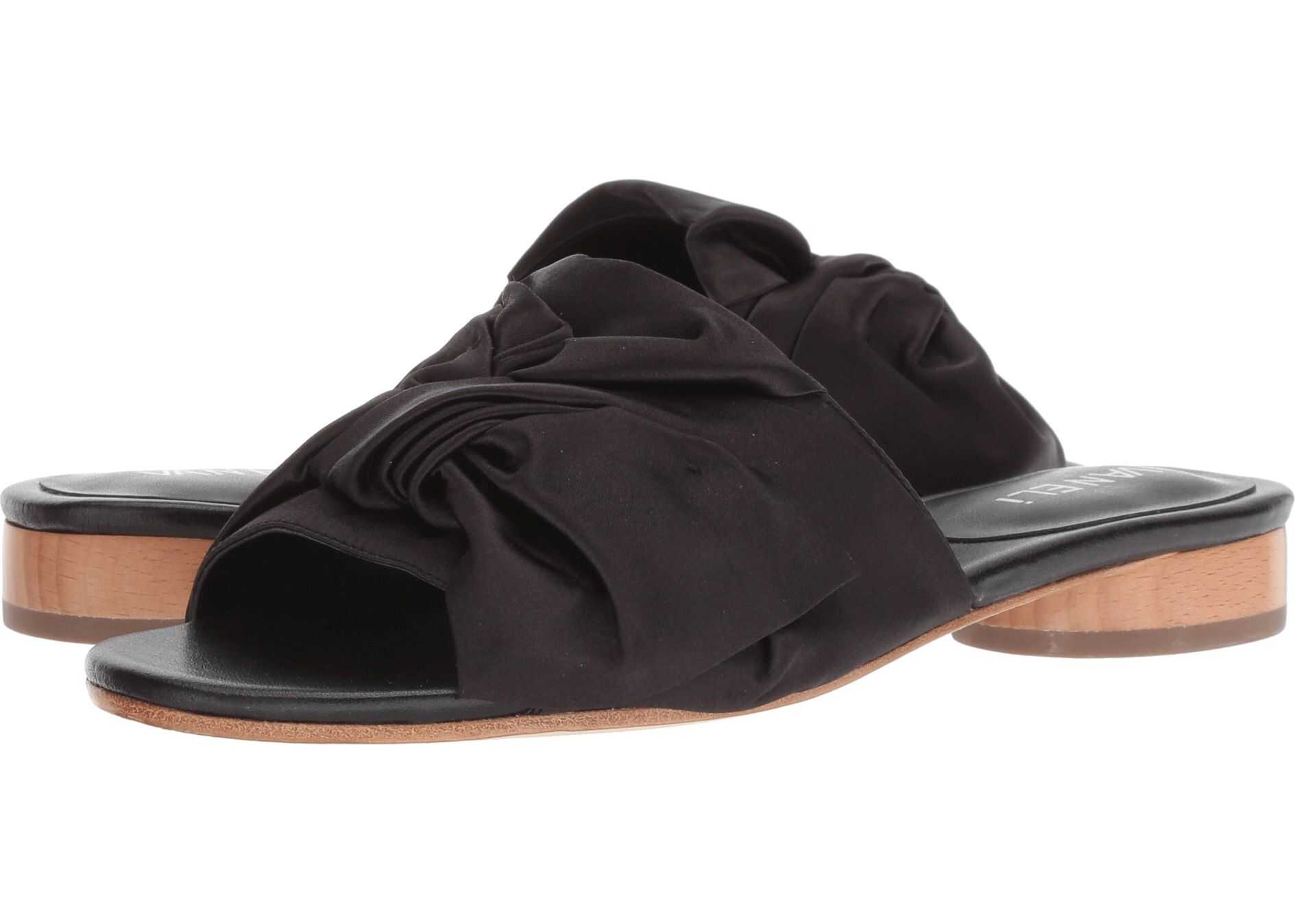 Sandala Vaneli Brede Black Satin