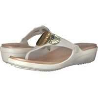 Sandale cu platforma Sanrah Embellished Wedge Flip Femei