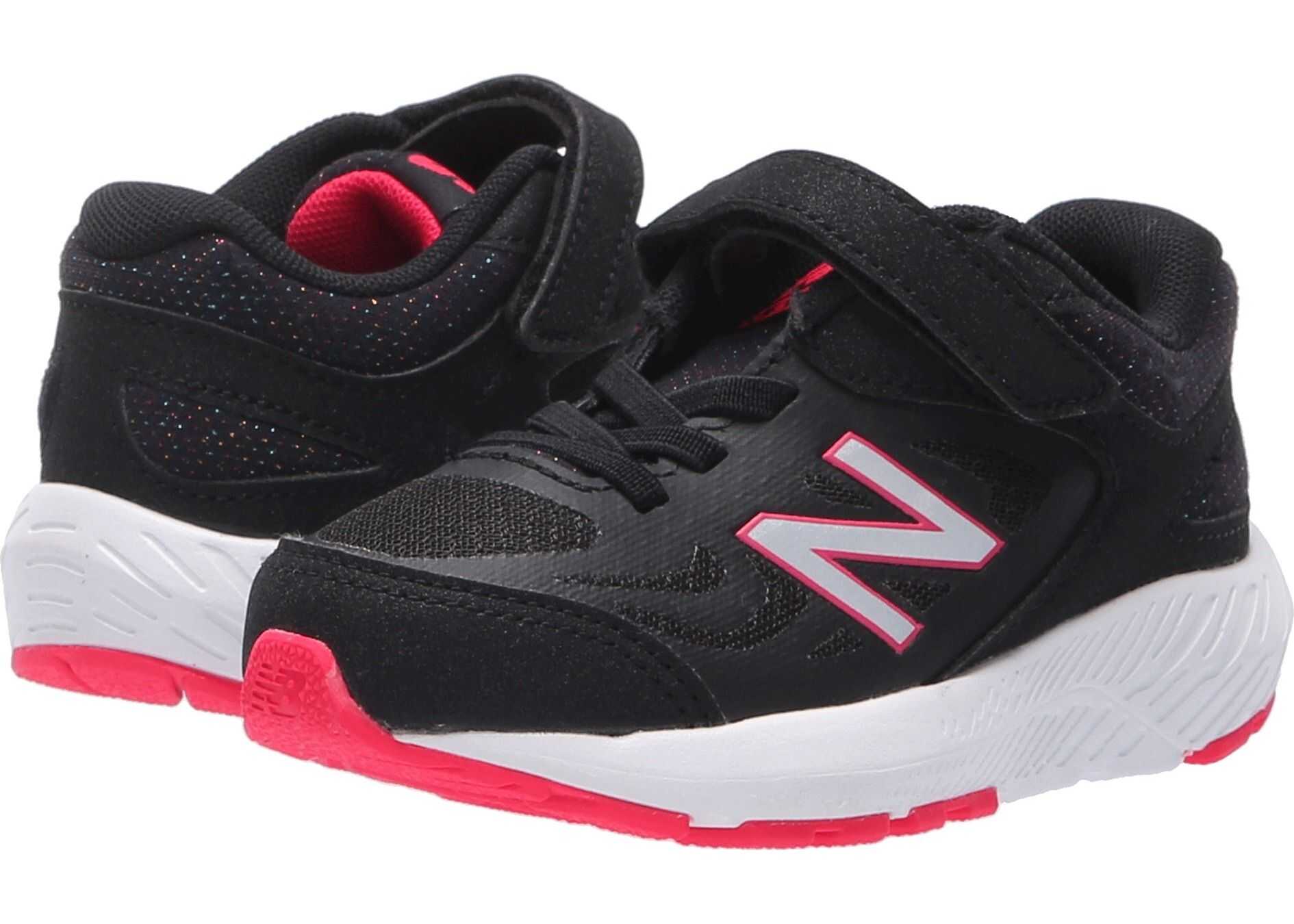 New Balance Kids KV519v1I (Infant/Toddler) Black/Rainbow