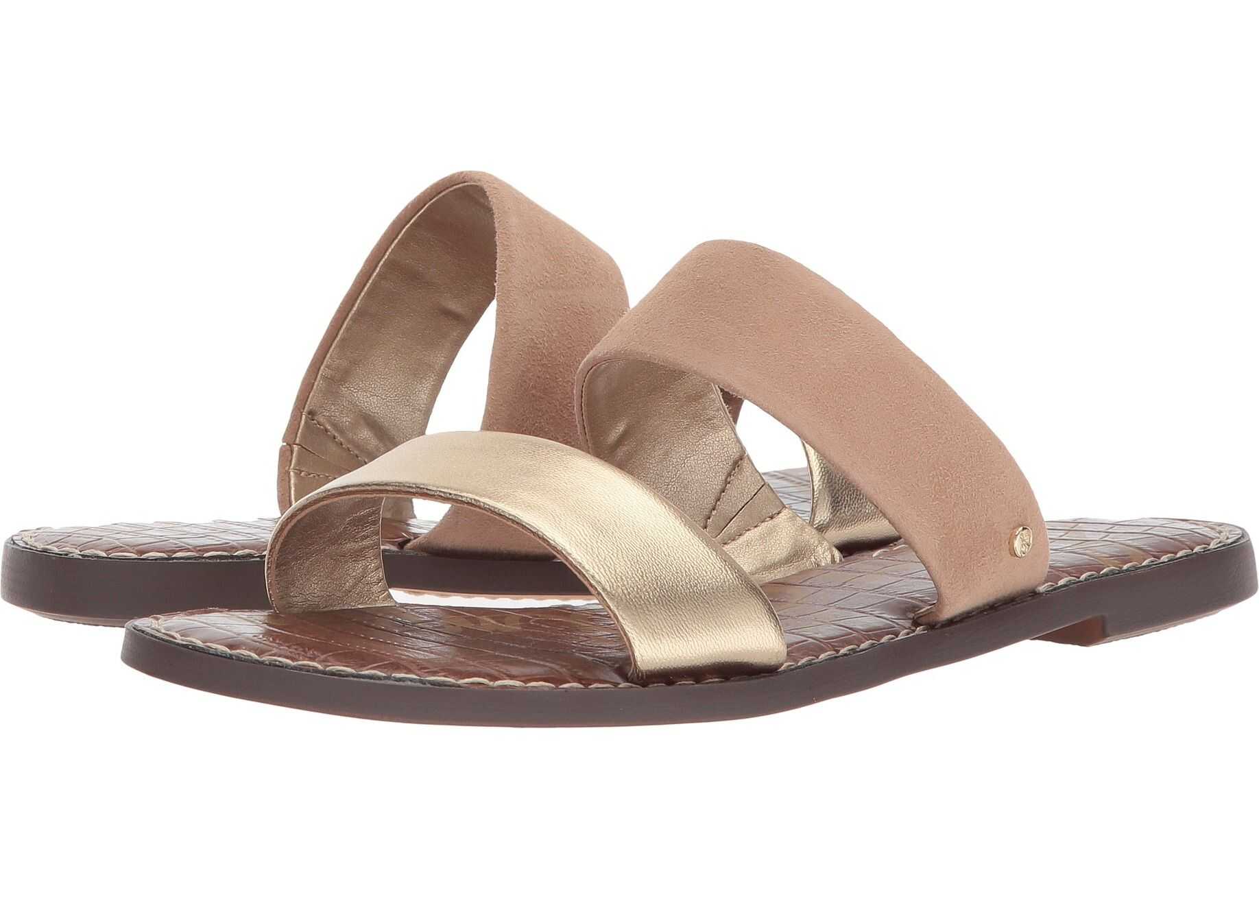 Sam Edelman Gala Gold/Nude Metallic Leather/Suede Leather