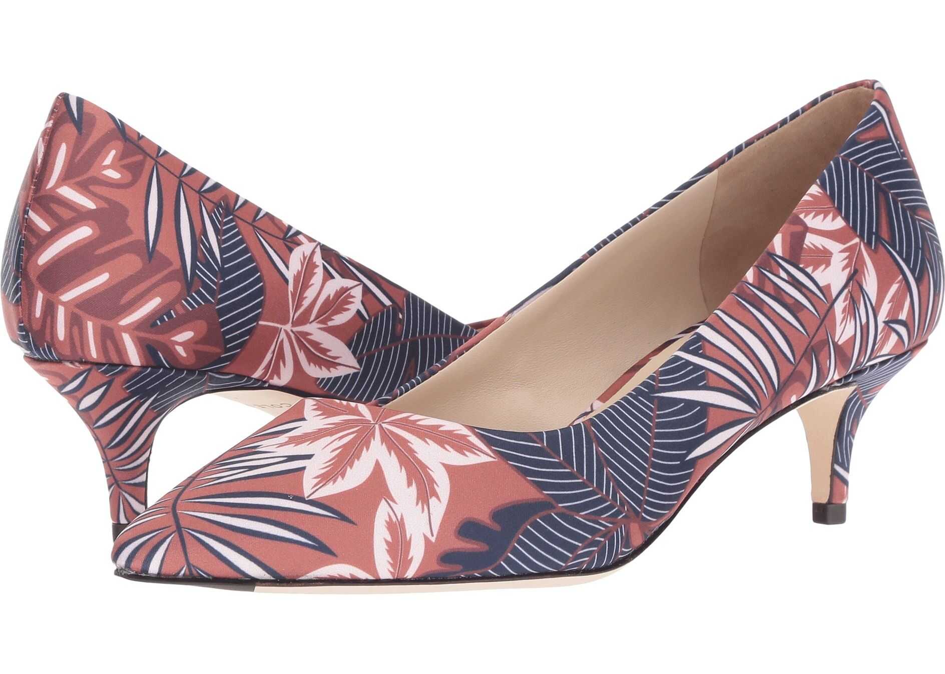 Cole Haan Vesta Pump (45mm) Tropical Palm Print Satin