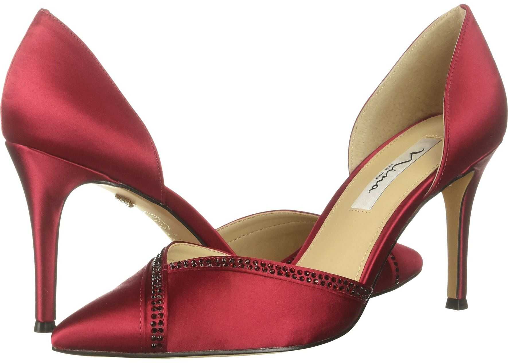 Nina Diora Crimson Satin