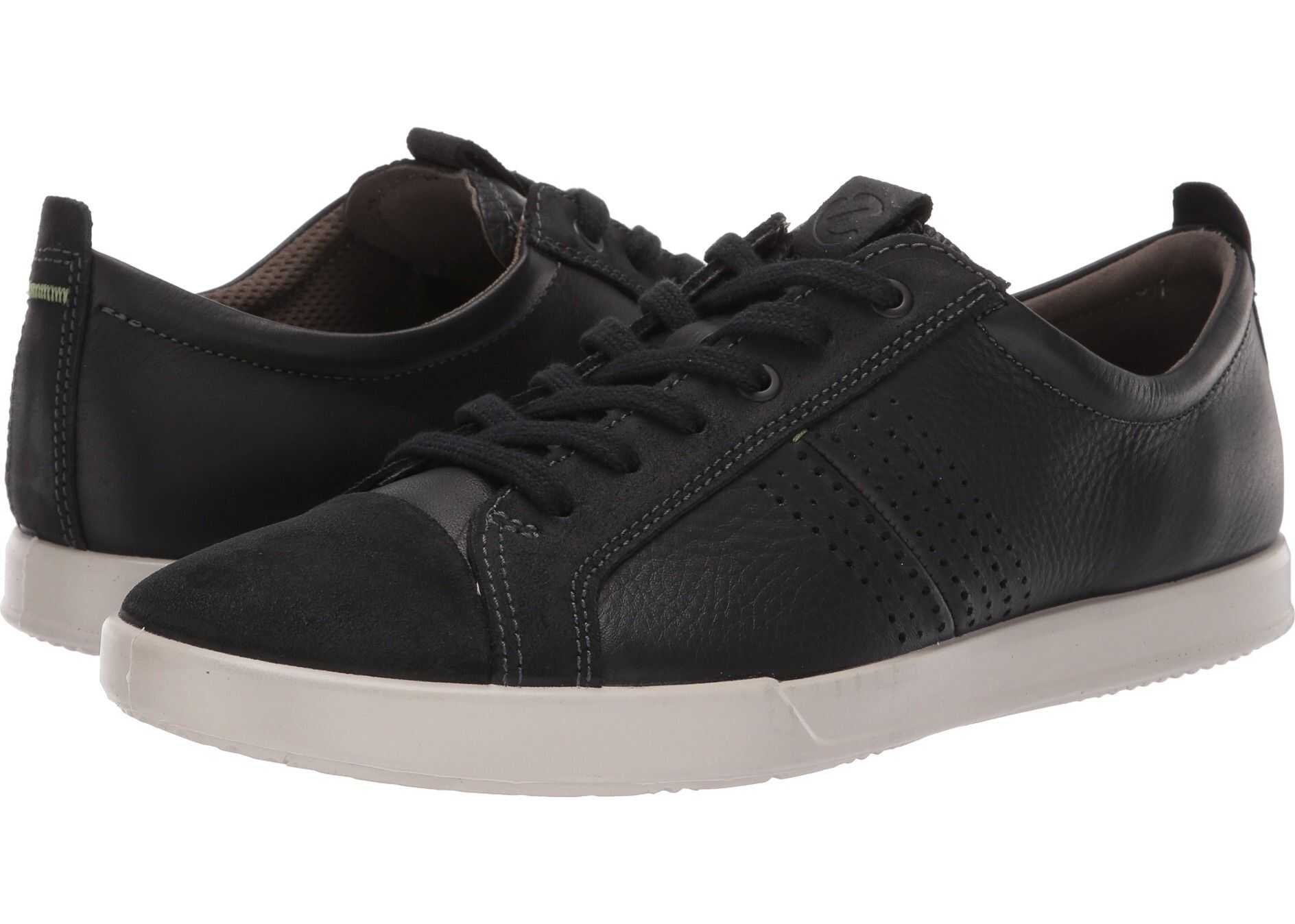 ECCO Collin 2.0 Trend Sneaker Black Suede/Black Leather