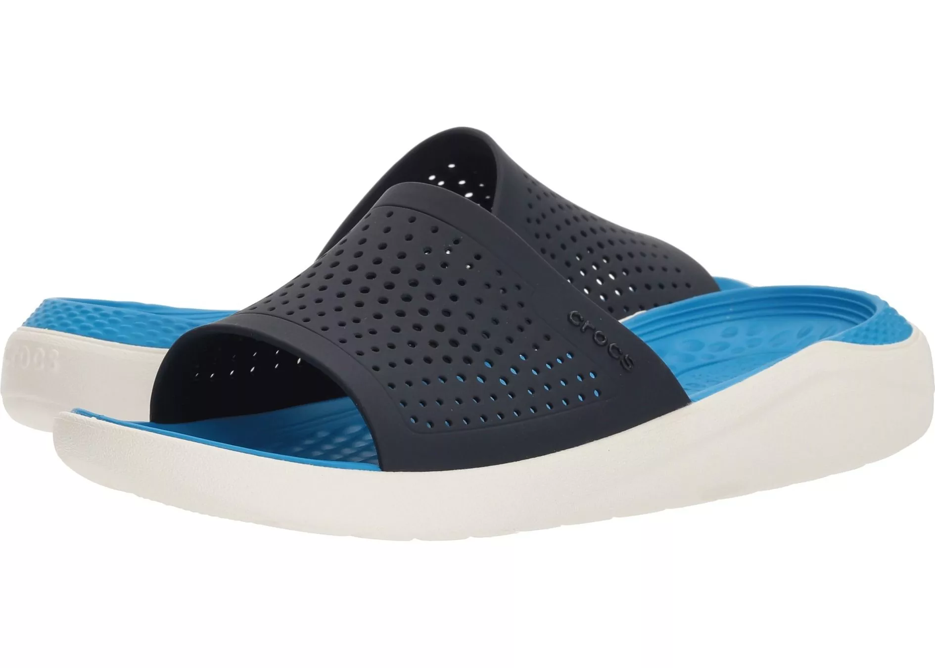 Crocs LiteRide Slide Navy/White