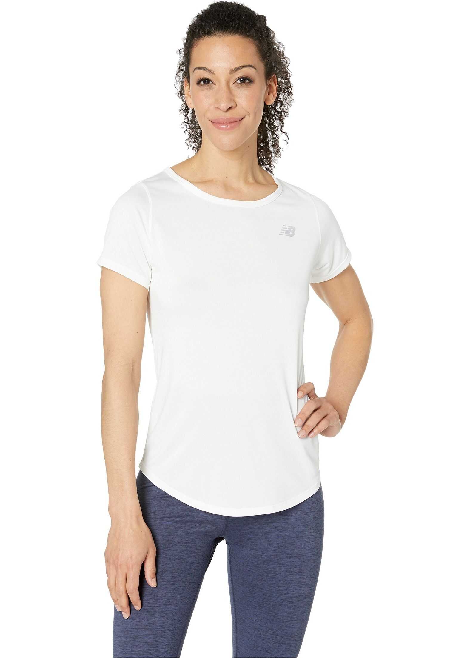 New Balance Accelerate Short Sleeve Top v2 White