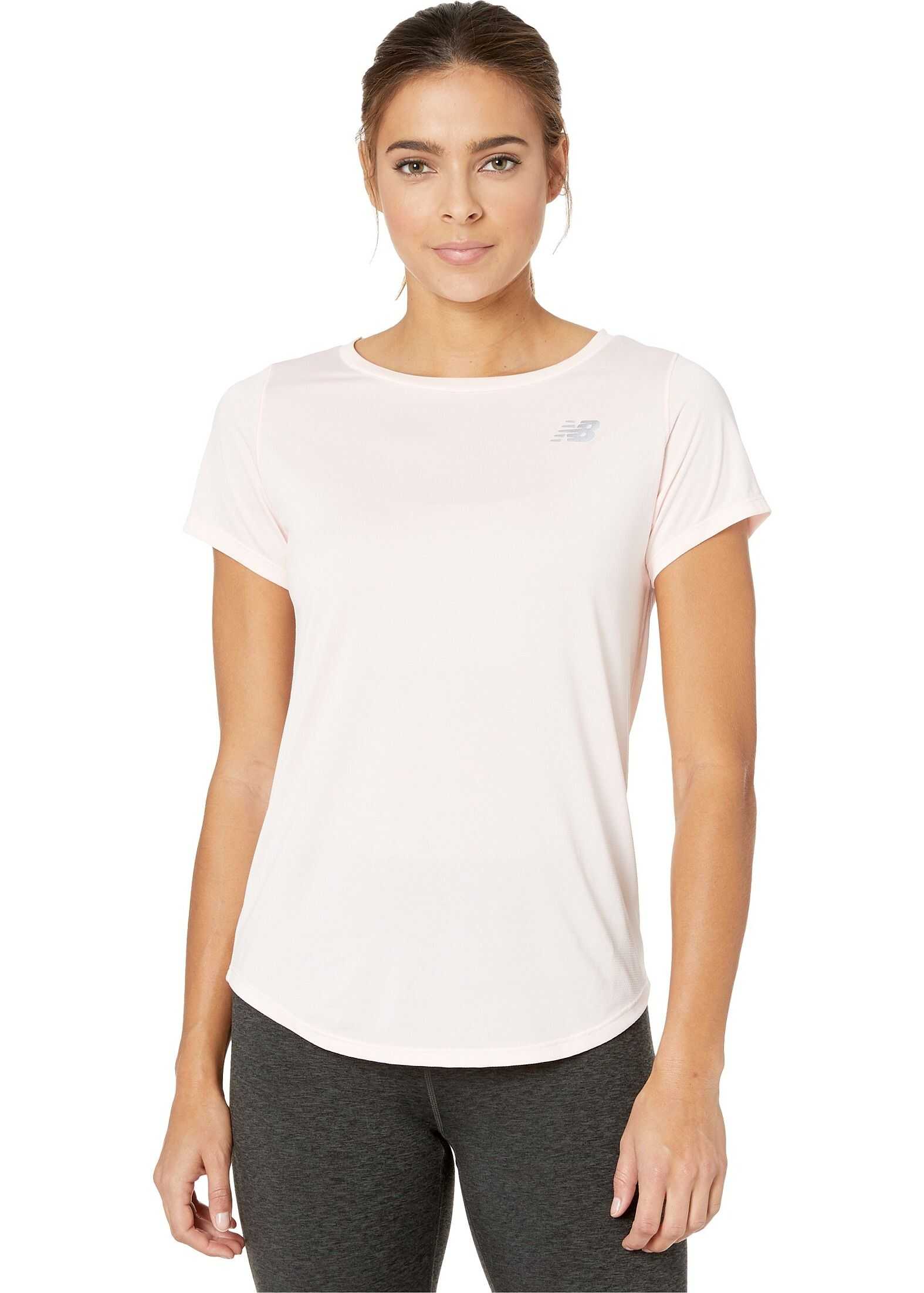 New Balance Accelerate Short Sleeve Top v2 Sunrise Glow