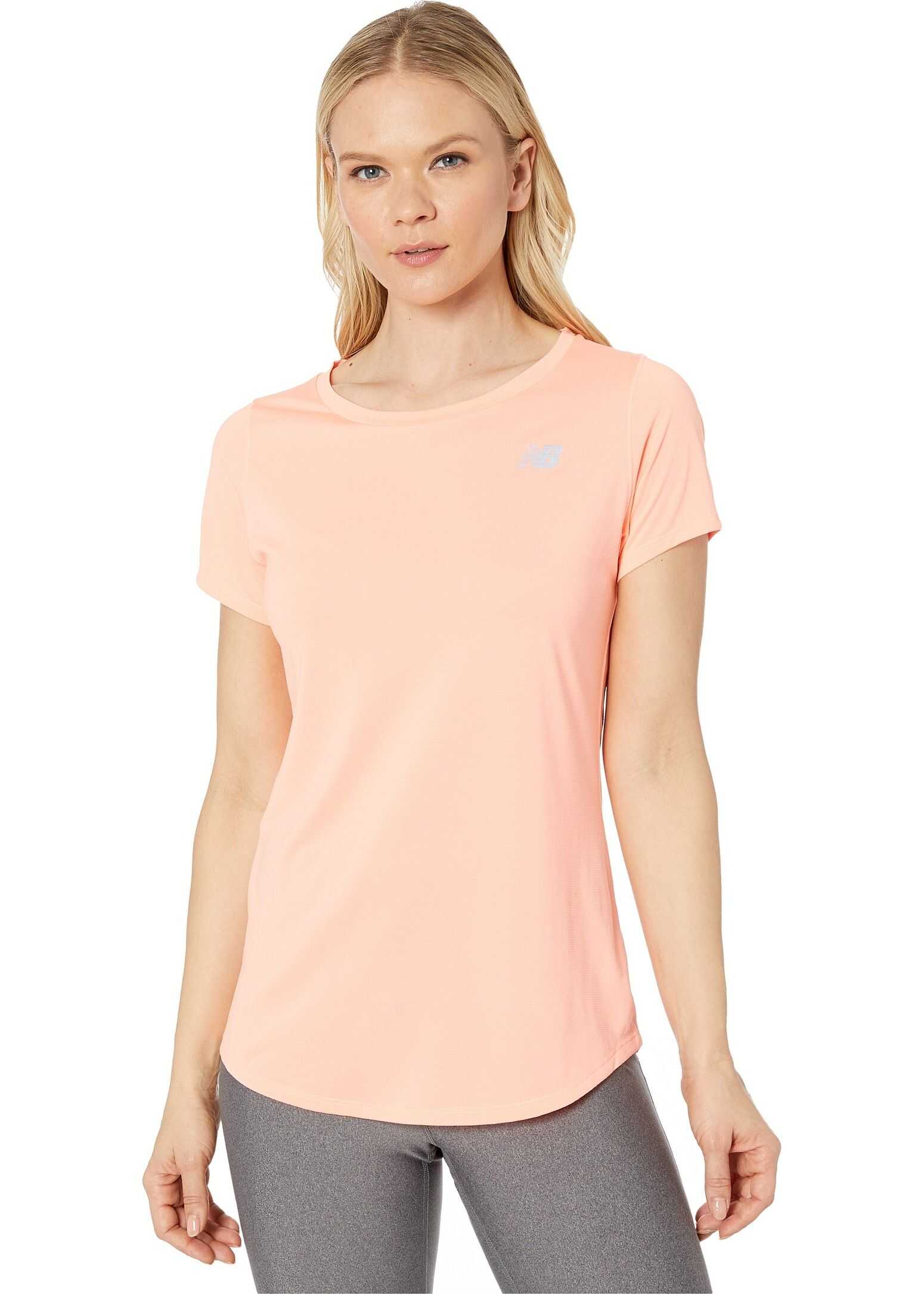 New Balance Accelerate Short Sleeve Top v2 Ginger Pink