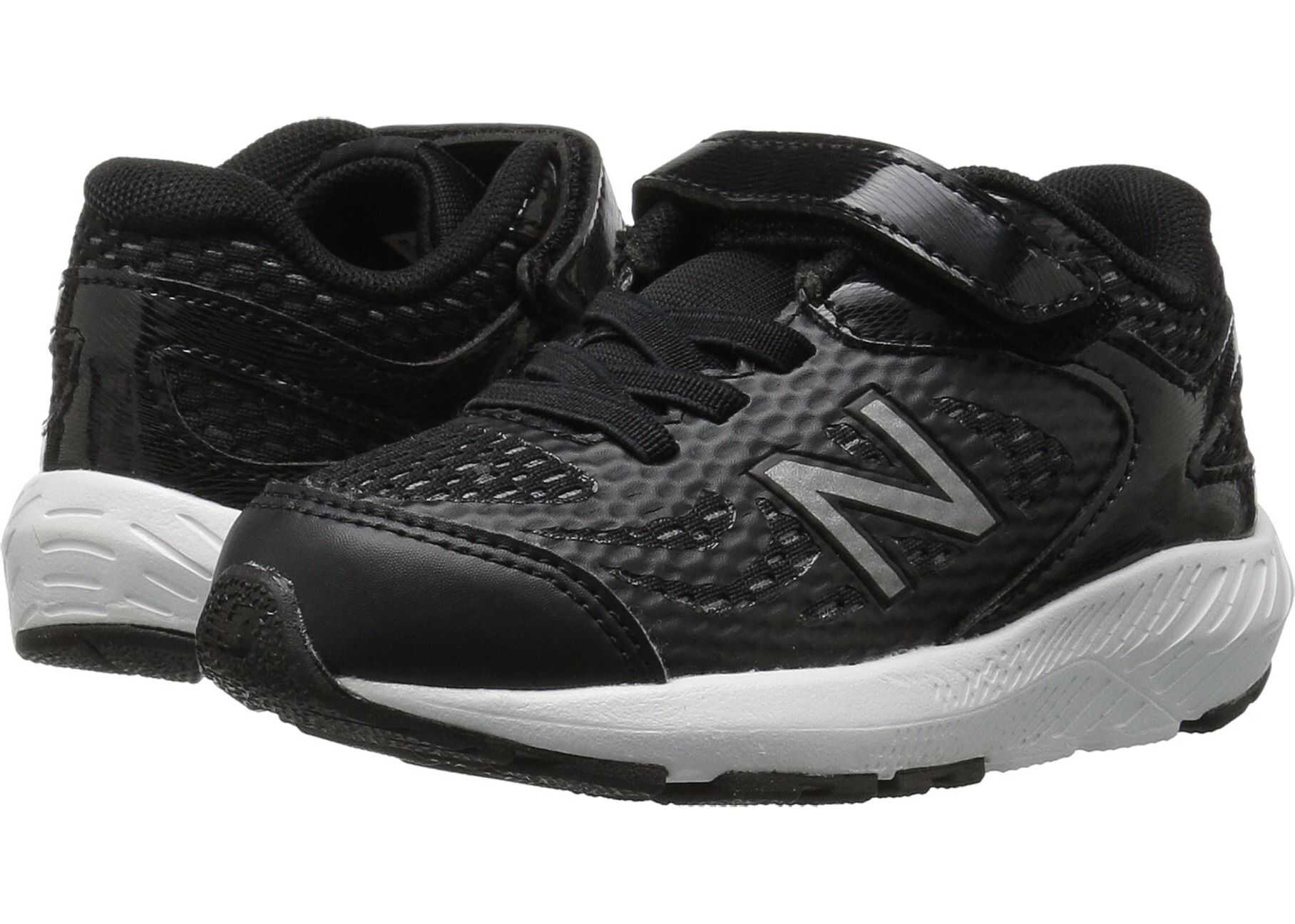 New Balance Kids KV519v1I (Infant/Toddler) Black/White