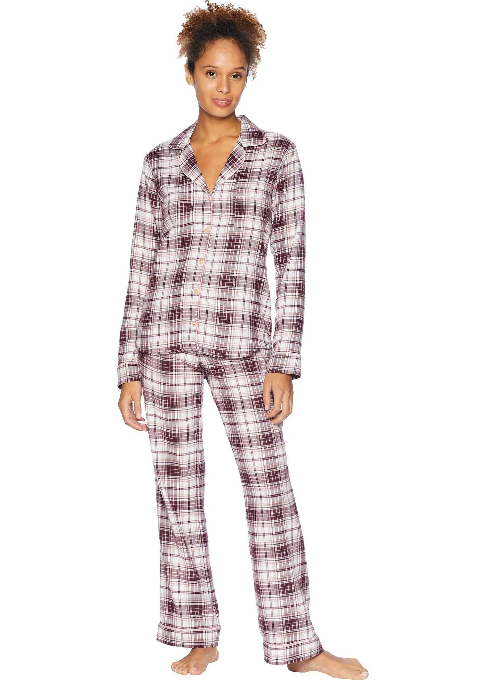 UGG Raven Woven Sleepwear Set Flannel Gift Port Plaid