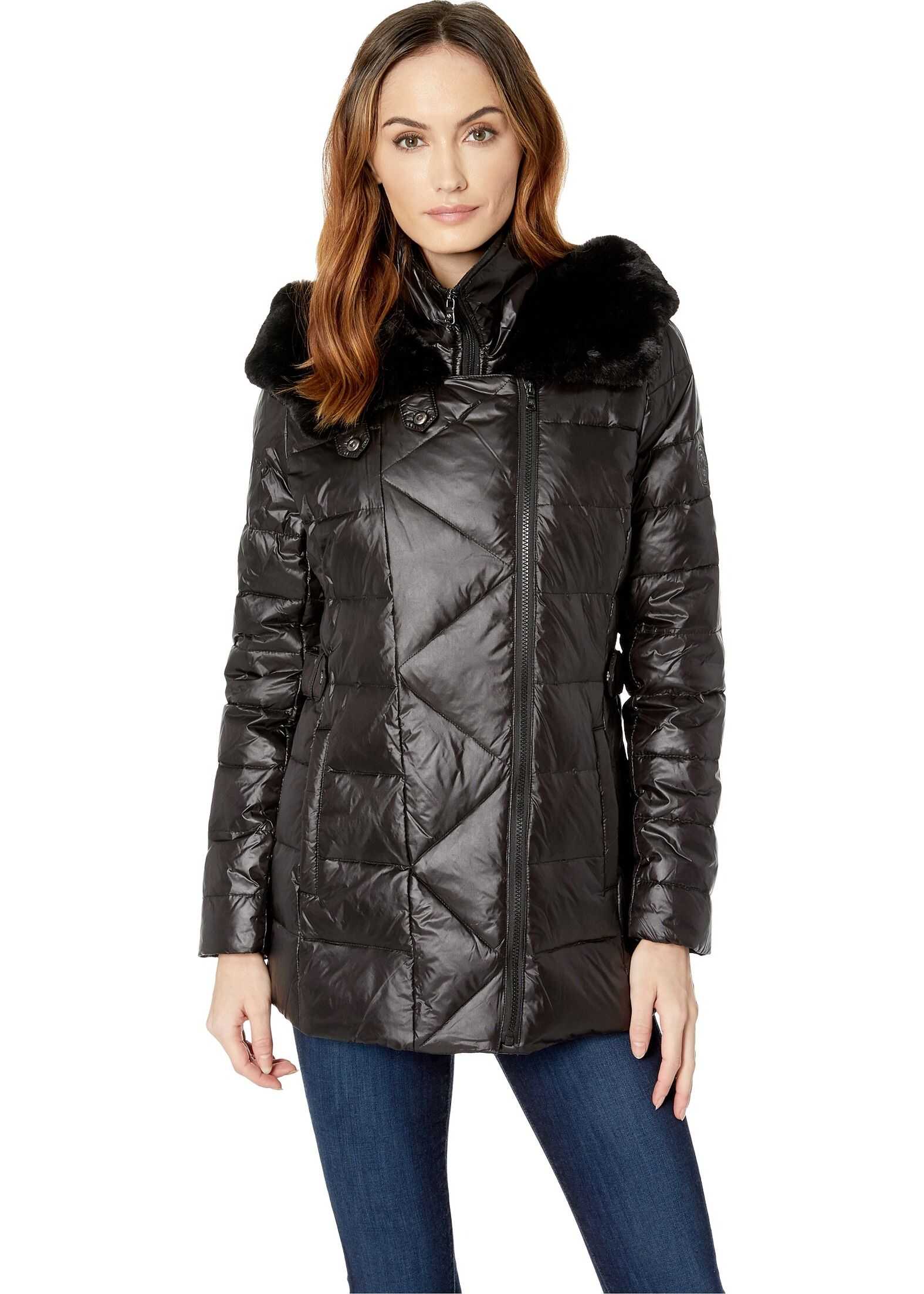 Ralph Lauren Asymmetrical Short Down Black