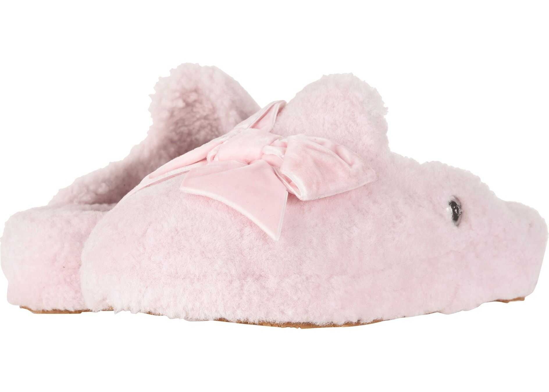 UGG Addison Velvet Bow Slipper Seashell Pink