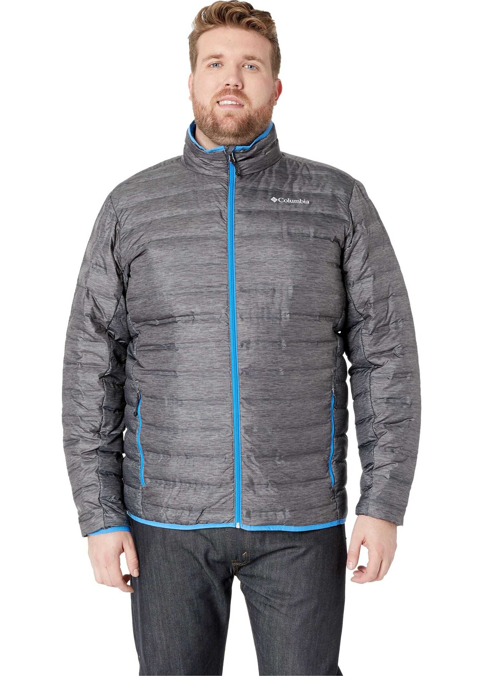 Columbia Big & Tall Lake 22™ Down Jacket Charcoal Heather Print/Azure Blue