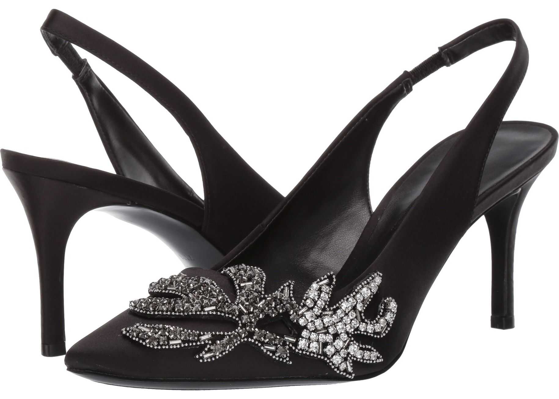 Nine West Mathias Black Satin