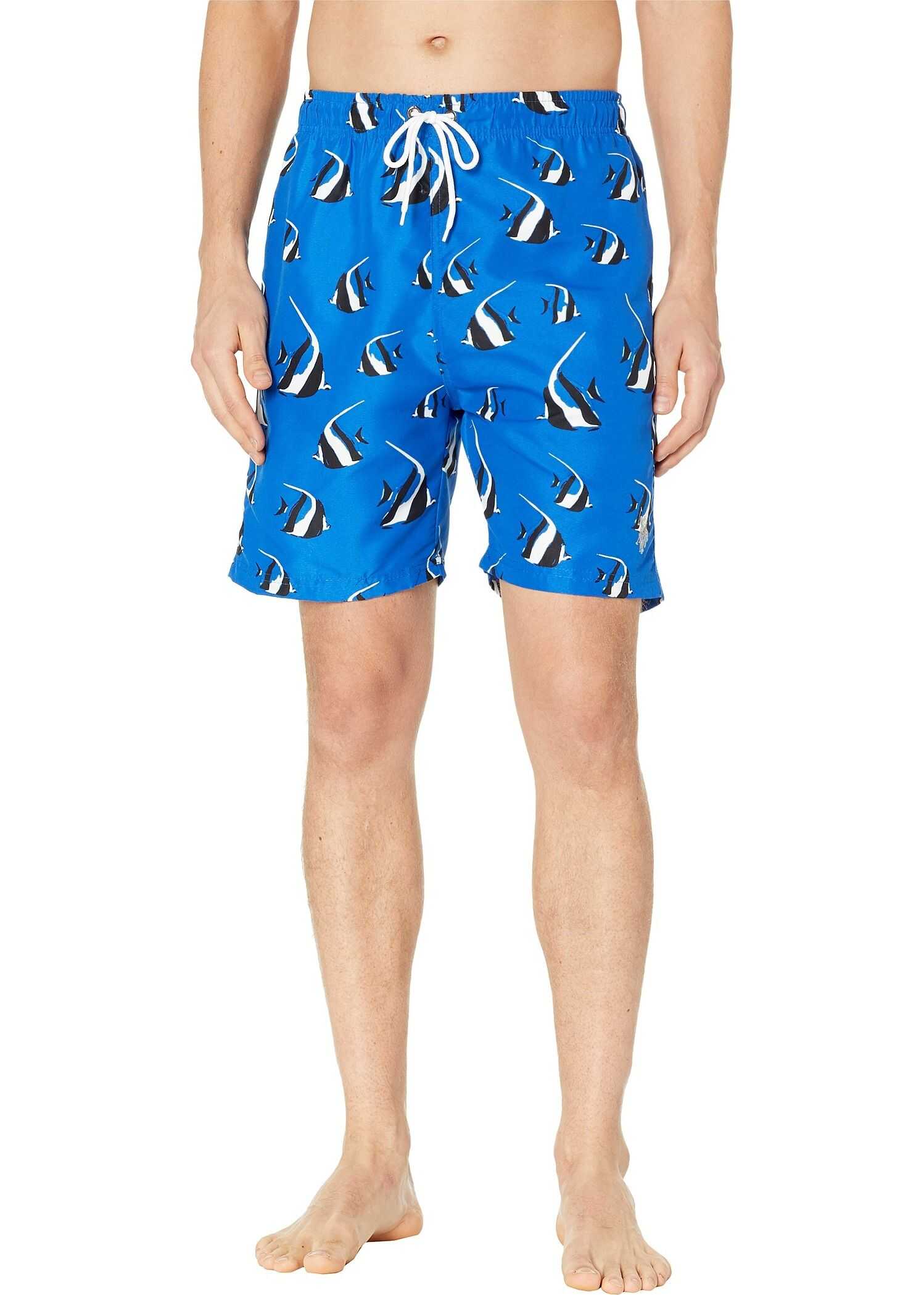 U.S. POLO ASSN. Angelfish Swim Shorts Blue Whale