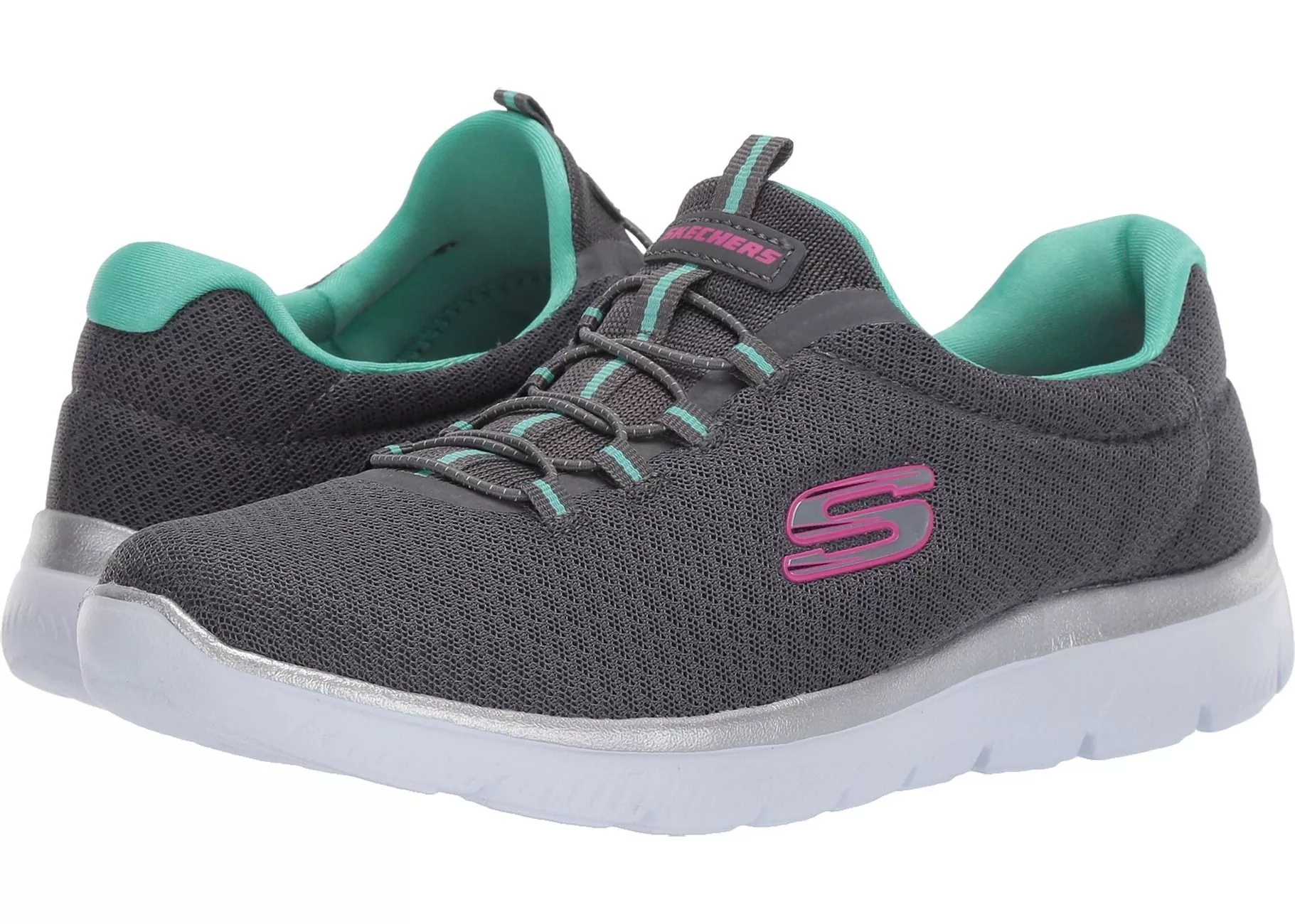 SKECHERS Summits Charcoal/Green