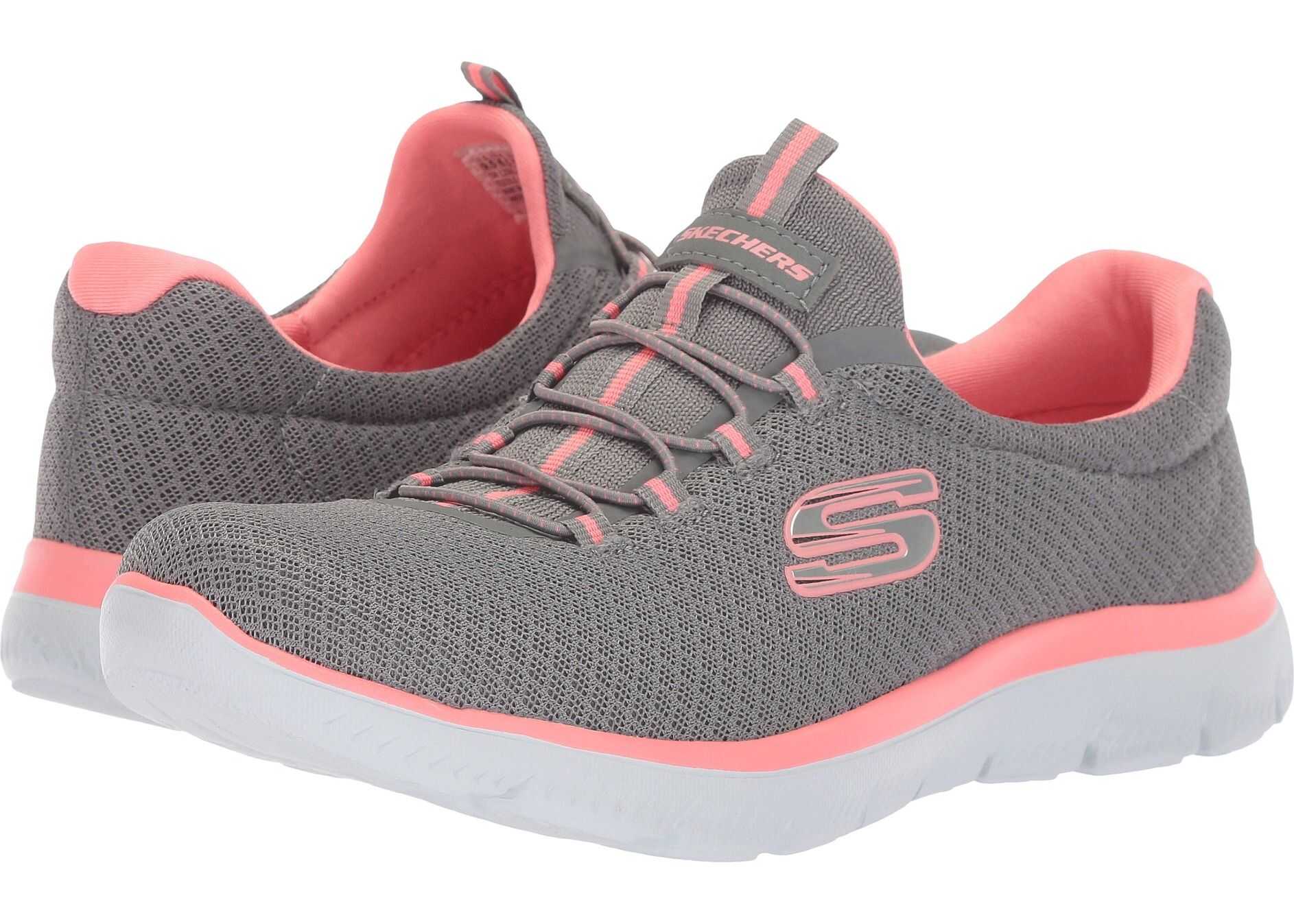 SKECHERS Summits Grey/Pink