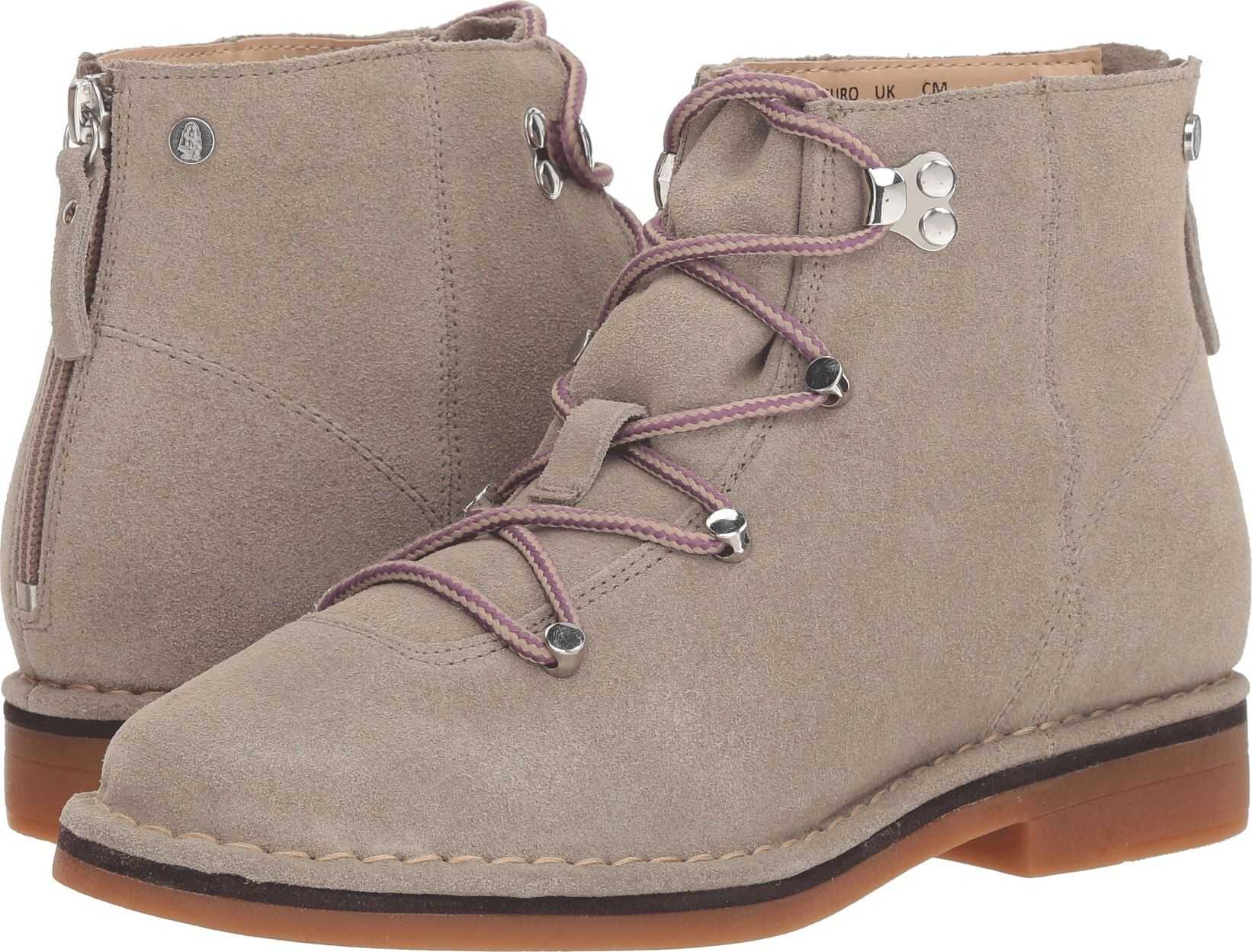 Hush Puppies Catelyn Hiker Boot Taupe Suede