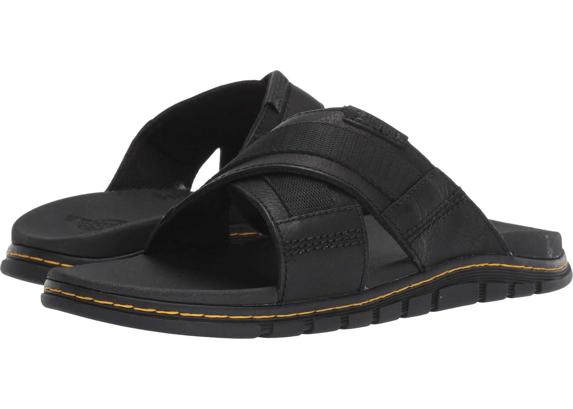 Dr. Martens Athens Slide Black Carpathian/Webbing