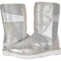 Cizme cu blana Classic Glitter Patchwork Femei