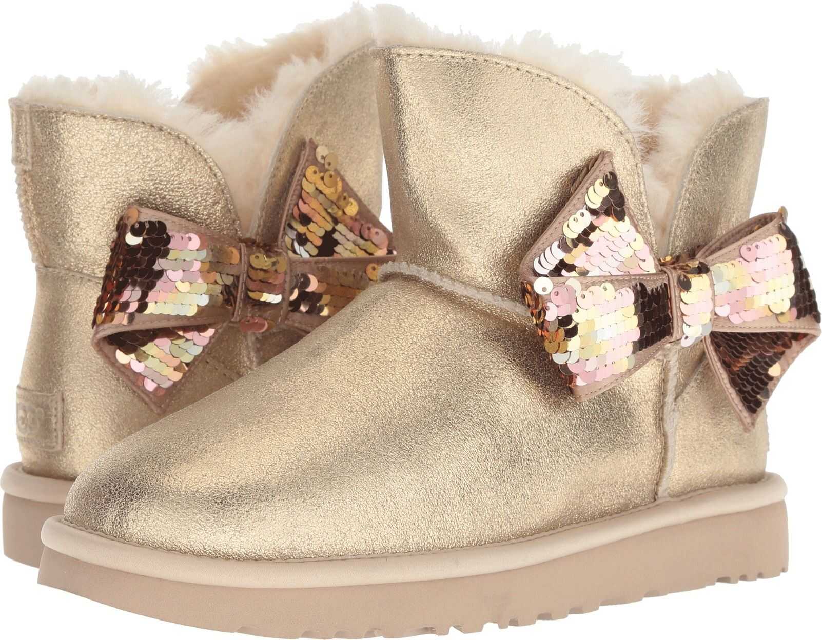 UGG Mini Sequin Bow Gold