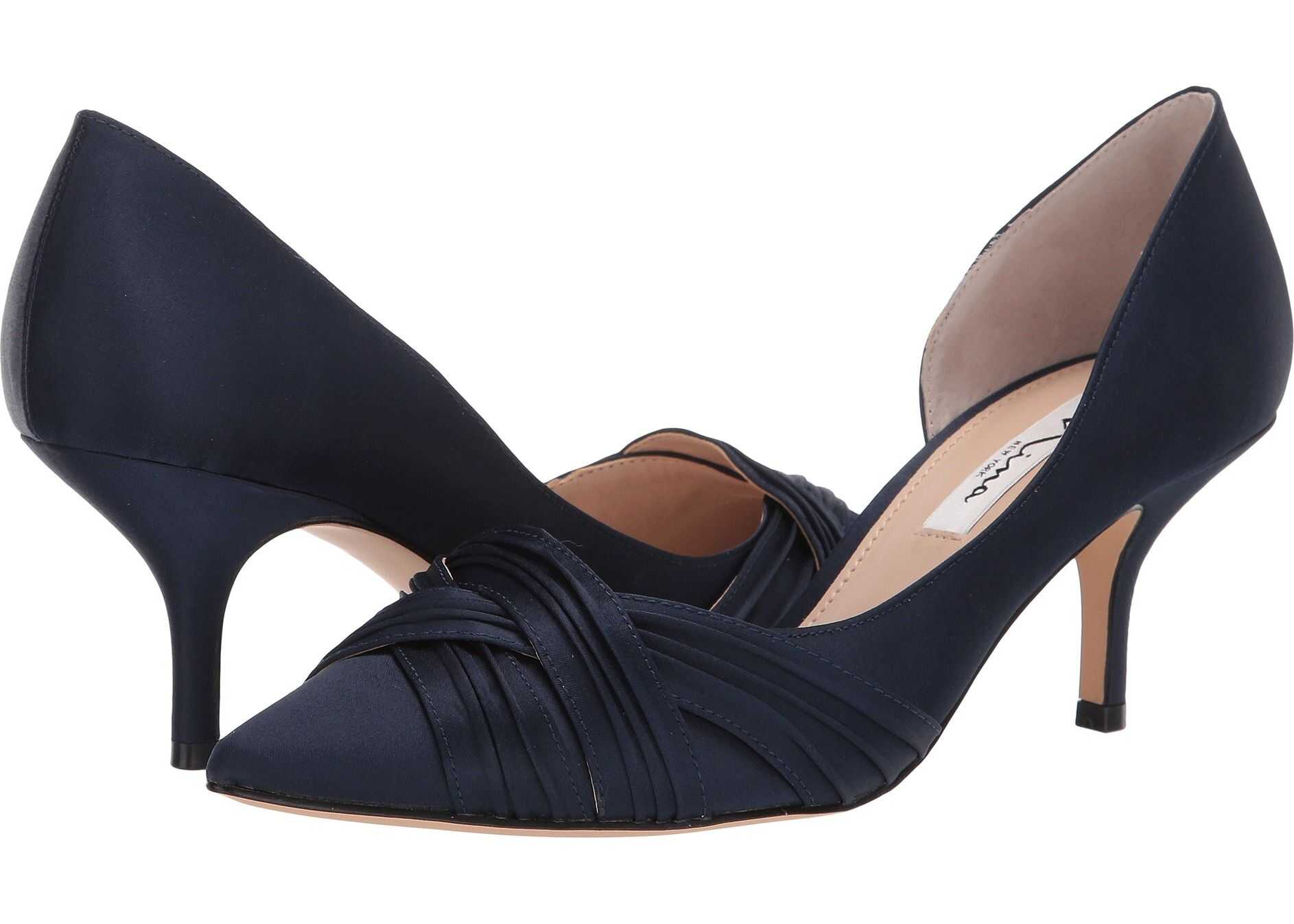 Nina Blakely New Navy Luster Satin