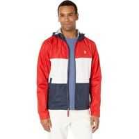 Jachete Tricolor Block Hooded Windbreaker Barbati