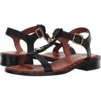 Sandale fara toc Tea Rose T Strap Sandal - Leather Femei