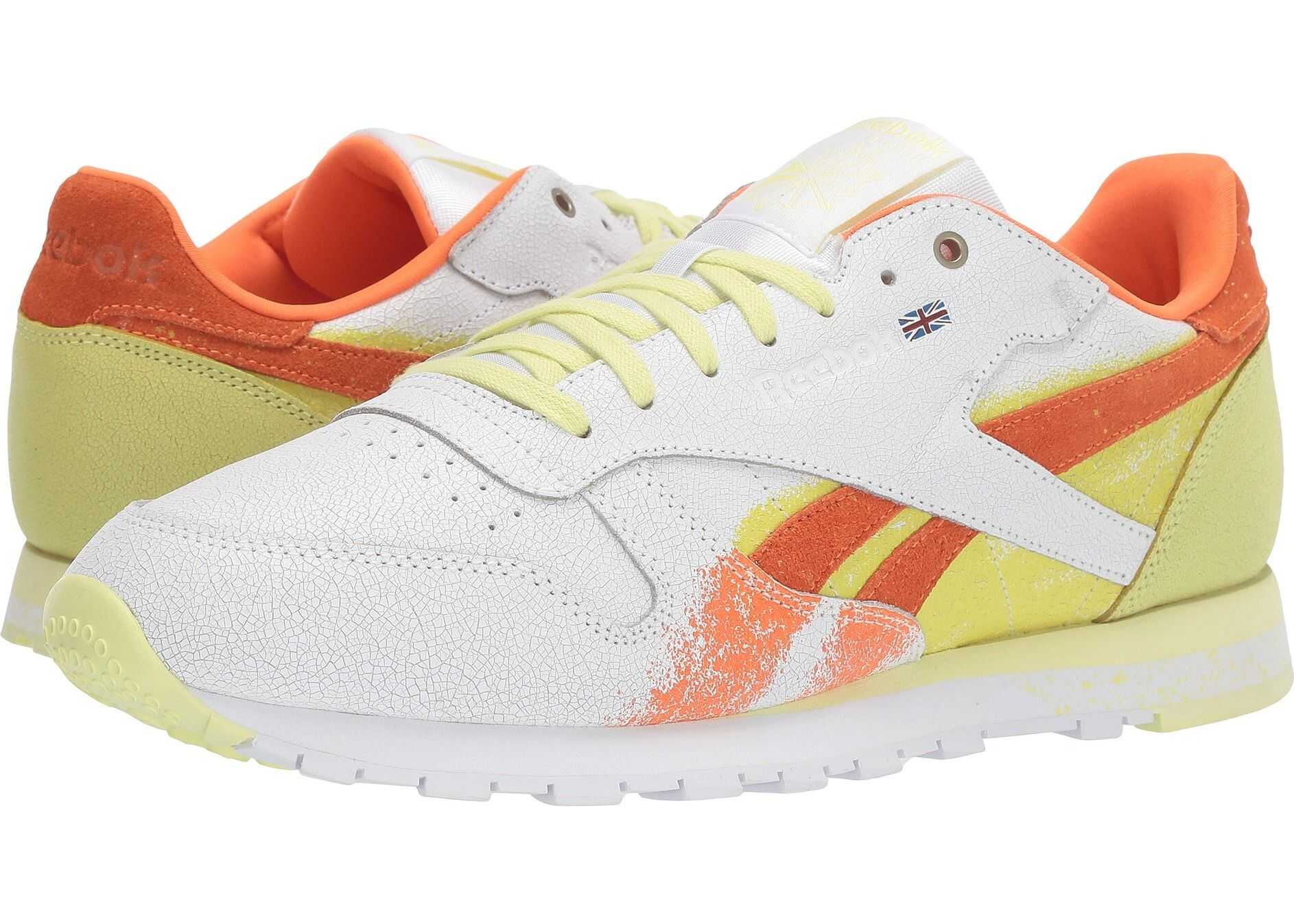 Reebok Classic Leather Montana White/Pure Orange/Poison