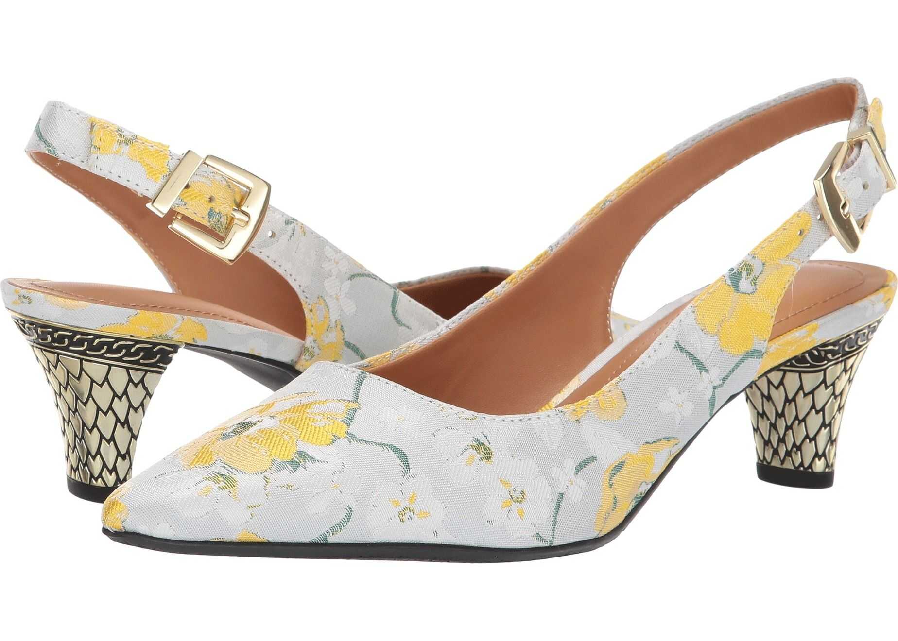 J. Renee Mayetta Yellow/White Multi