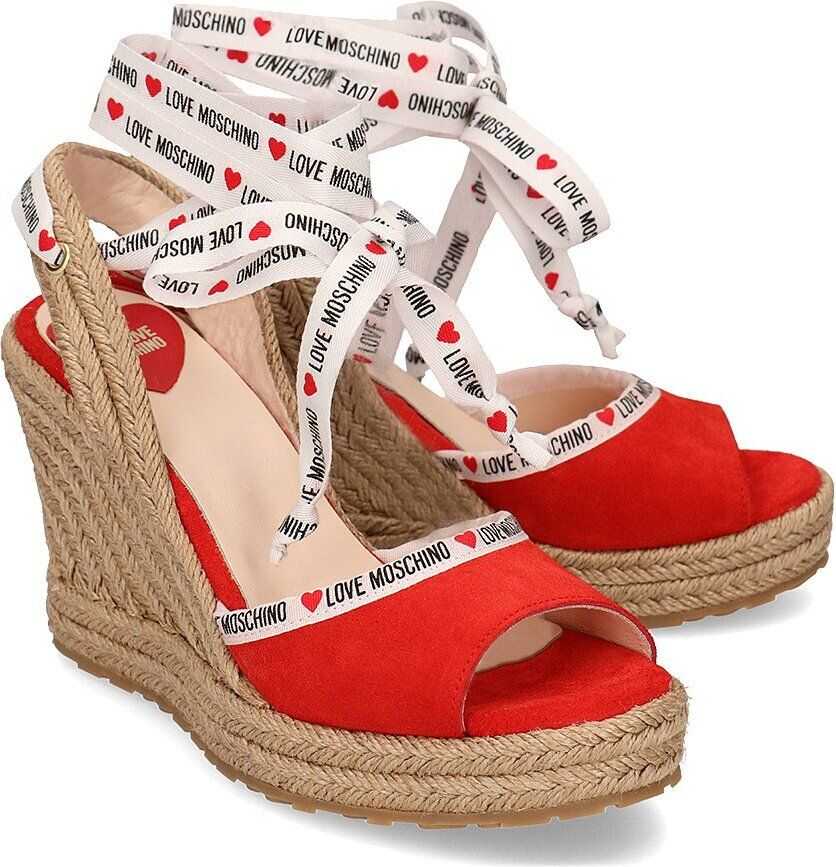 LOVE Moschino Rope Logo Czerwony