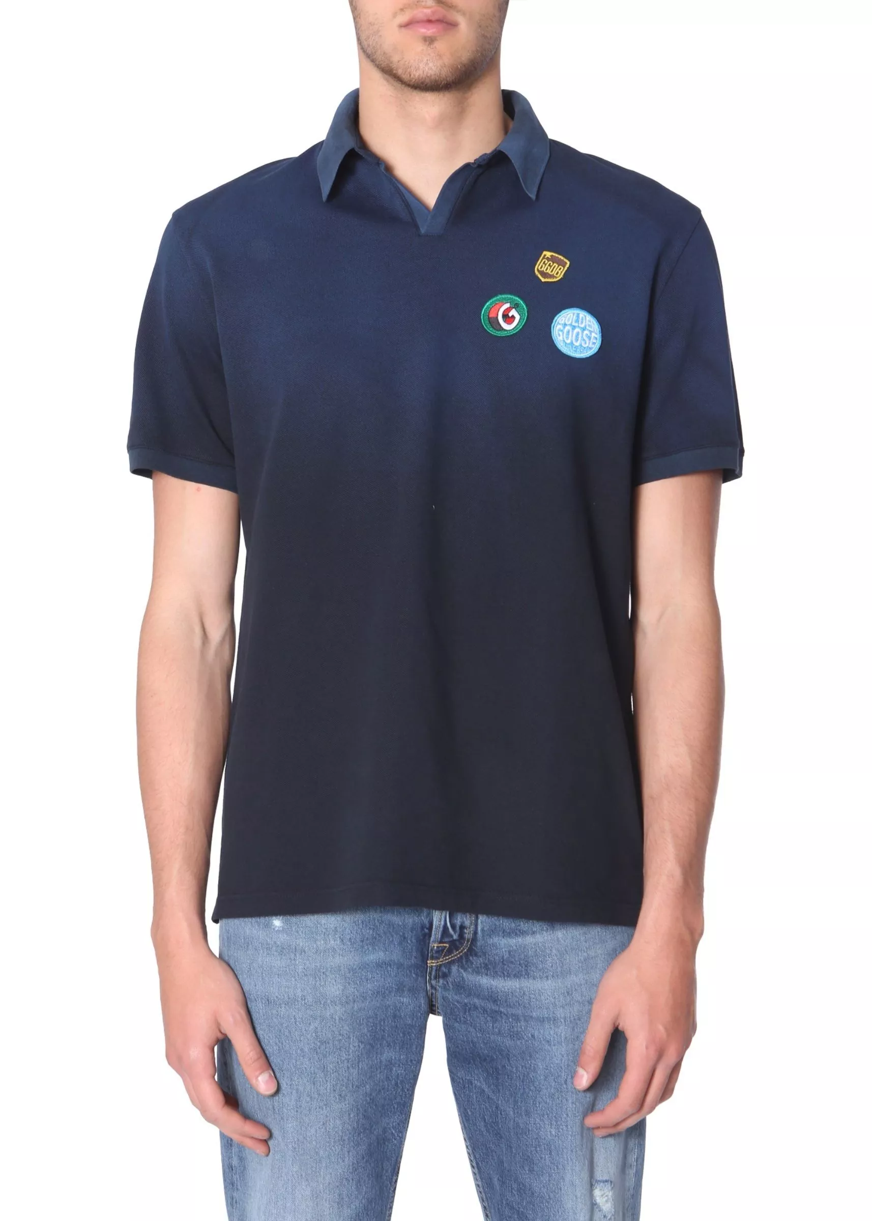 Golden Goose Mitch Polo BLUE