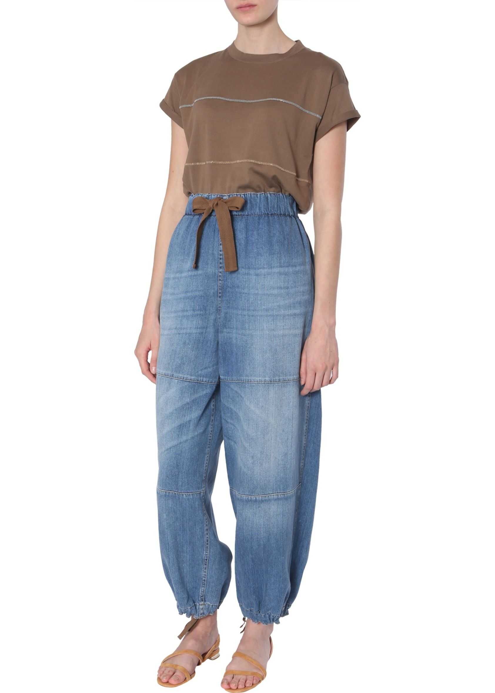 Blug Brunello Cucinelli Jeans With Elastic Waist DENIM