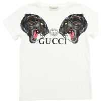 Tricouri Gucci White T-Shirt With Panther Print