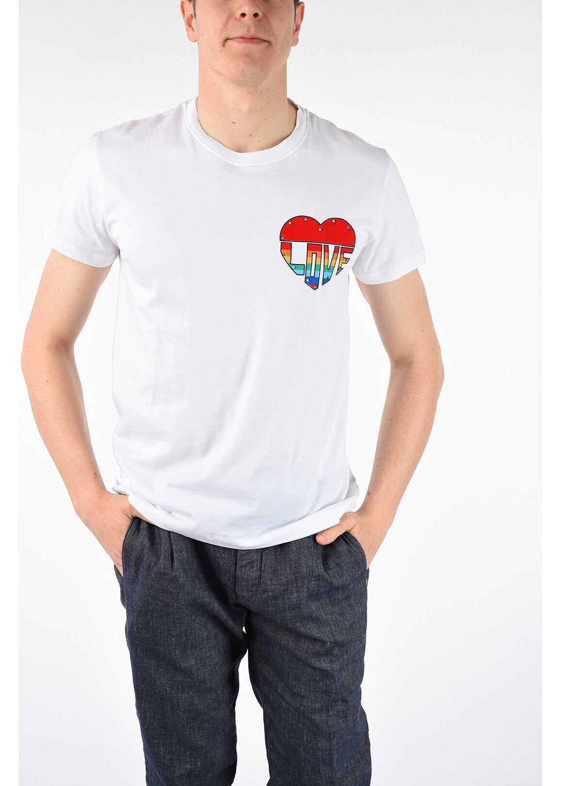 Valentino Garavani Cotton Jersey T-shirt WHITE