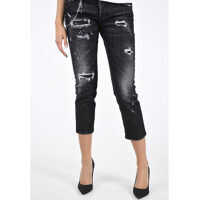 Blugi DSQUARED2 16cm Stretchy Cotton COOL GIRL CROPPED Jeans*