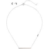 Seturi bijuterii Moon Pave Studs and Engravable Plaque Necklace Gift Set Femei