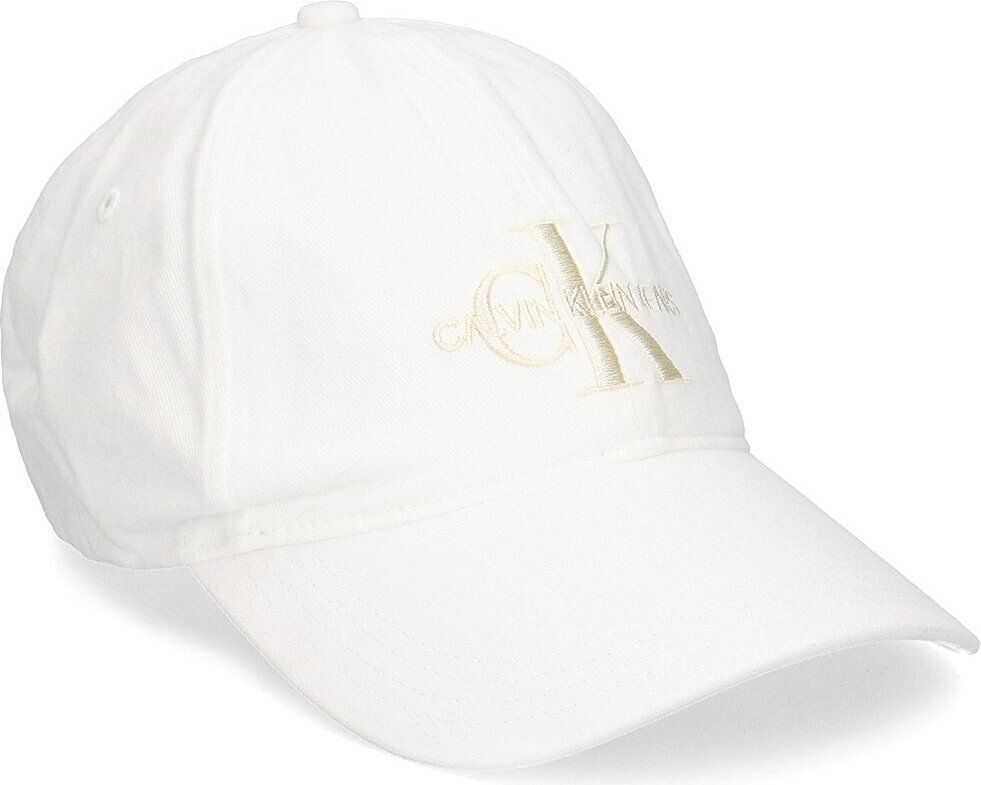 Calvin Klein Jeans Monogram Cap - Czapka Męska Biały