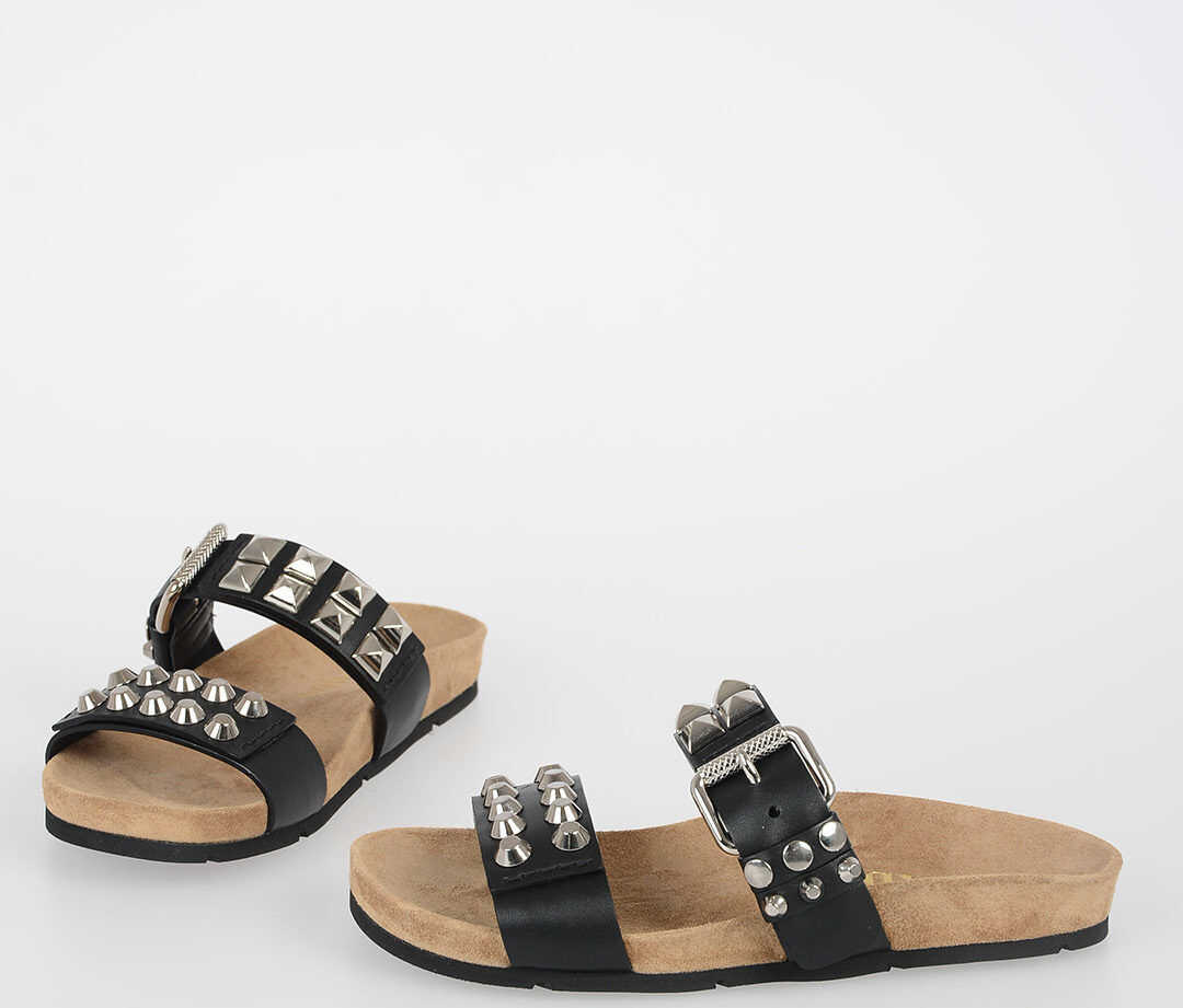 Prada Studded Sandals BLACK