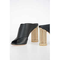 Sandale cu toc 10cm Leather ABRIOLA Sandals Femei