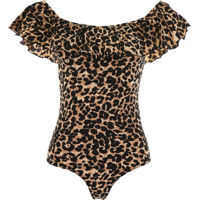 Costume de baie intregi Leopard-Printed Jazzy Swimsuit Femei
