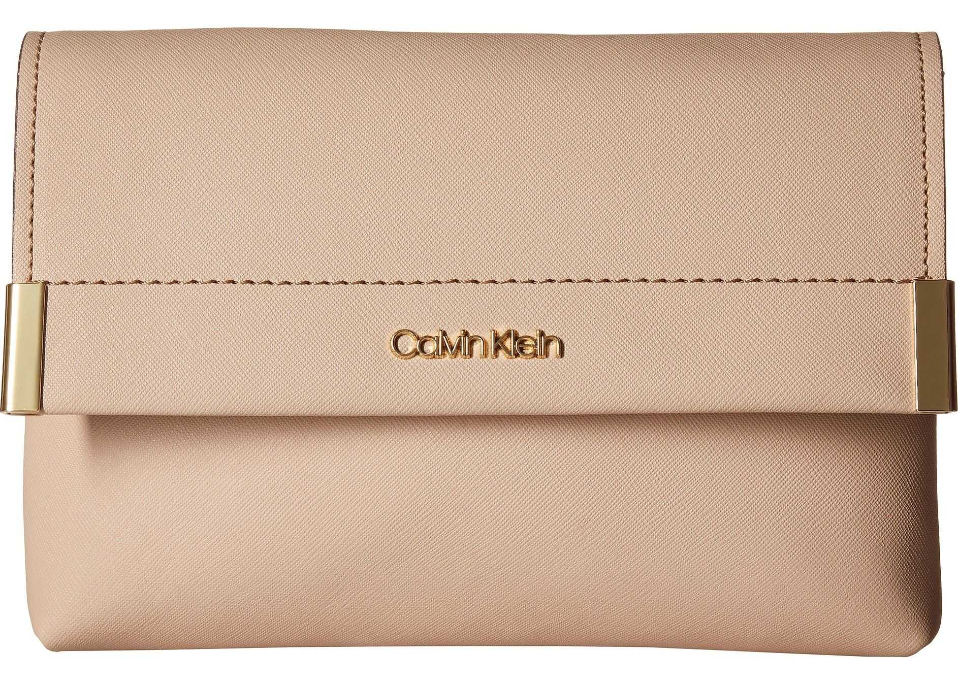 Calvin Klein Raelynn Saffiano Belt Bag Desert Taupe